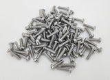 10 24*3/4 100PK Machine Screws English Pan Head Philips Drive Cross Stainles