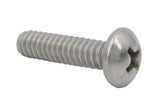 10 24*3/4 100PK Machine Screws English Pan Head Philips Drive Cross Stainles