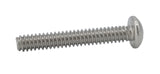 10 24*1 1/4 100PK Machine Screws English Pan Head Philips Drive Cross Stainl