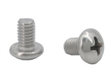 10 32*5/16 100PK Machine Screws English Pan Head Philips Drive Cross Stainle