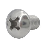 10 32*3/8 100PK Machine Screws English Pan Head Philips Drive Cross Stainles