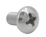10 32*3/8 100PK Machine Screws English Pan Head Philips Drive Cross Stainles