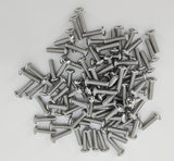 10 32*3/4 100PK Machine Screws English Pan Head Philips Drive Cross Stainles