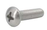 10 32*3/4 100PK Machine Screws English Pan Head Philips Drive Cross Stainles