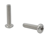 10 32*7/8 100PK Machine Screws English Pan Head Philips Drive Cross Stainles
