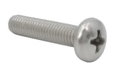 10 32*7/8 100PK Machine Screws English Pan Head Philips Drive Cross Stainles