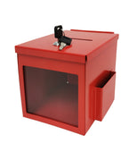 Metal Donation Suggestion Rent Check Box Tithe Prayer 5.91W x 5.91H x 5.91D