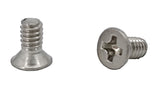 5 40*1/4 100PK Machine Screws English Flat Head Philips Drive Cross Stainles