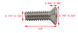 5 40*3/8 100PK Machine Screws English Flat Head Philips Drive Cross Stainles