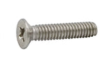 5 40*5/8 100PK Machine Screws English Flat Head Philips Drive Cross Stainles