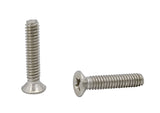5 40*5/8 100PK Machine Screws English Flat Head Philips Drive Cross Stainles
