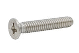5 40*3/4 100PK Machine Screws English Flat Head Philips Drive Cross Stainles