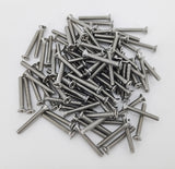 5 40*1 100PK Machine Screws English Flat Head Philips Drive Cross Stainless