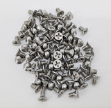 6 32*1/4 100PK Machine Screws English Flat Head Philips Drive Cross Stainles