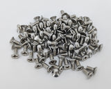 6 32*5/16 100PK Machine Screws English Flat Head Philips Drive Cross Stainle
