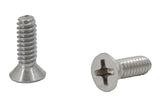 6 32*7/16 100PK Machine Screws English Flat Head Philips Drive Cross Stainle