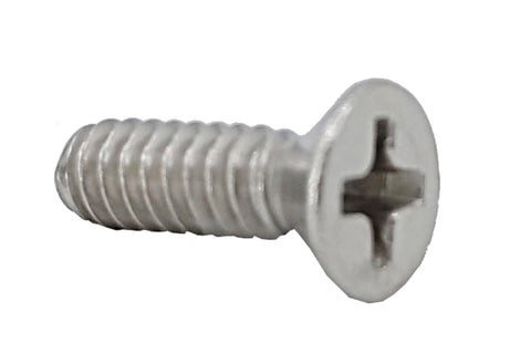 6 32*7/16 100PK Machine Screws English Flat Head Philips Drive Cross Stainle