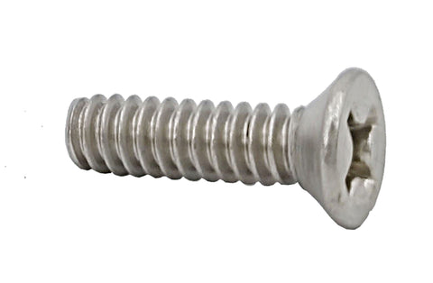 6 32*1/2 100PK Machine Screws English Flat Head Philips Drive Cross Stainles
