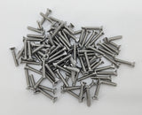 6 32*3/4 100PK Machine Screws English Flat Head Philips Drive Cross Stainles
