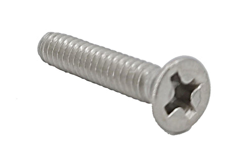6 32*3/4 100PK Machine Screws English Flat Head Philips Drive Cross Stainles