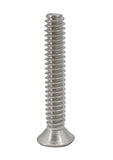 6 32*7/8 100PK Machine Screws English Flat Head Philips Drive Cross Stainles