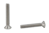 6 32*7/8 100PK Machine Screws English Flat Head Philips Drive Cross Stainles