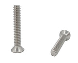6 32*7/8 100PK Machine Screws English Flat Head Philips Drive Cross Stainles