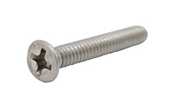 6 32*1 100PK Machine Screws English Flat Head Philips Drive Cross Stainless