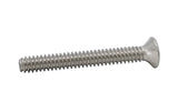 6 32*1 1/8 100PK Machine Screws English Flat Head Philips Drive Cross Stainl