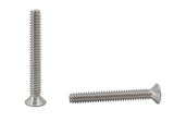 6 32*1 1/8 100PK Machine Screws English Flat Head Philips Drive Cross Stainl