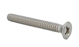 6 32*1 1/8 100PK Machine Screws English Flat Head Philips Drive Cross Stainl