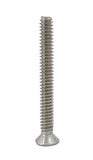 6 32*1 1/4 100PK Machine Screws English Flat Head Philips Drive Cross Stainl
