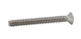 6 32*1 1/4 100PK Machine Screws English Flat Head Philips Drive Cross Stainl