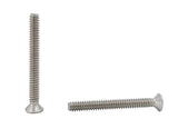 6 32*1 1/4 100PK Machine Screws English Flat Head Philips Drive Cross Stainl