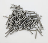 6 32*1 1/4 100PK Machine Screws English Flat Head Philips Drive Cross Stainl