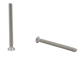 6 32*1 1/2 100PK Machine Screws English Flat Head Philips Drive Cross Stainl