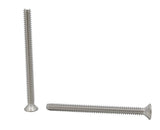 6 32*1 3/4 100PK Machine Screws English Flat Head Philips Drive Cross Stainl
