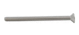 6 32*1 7/8 100PK Machine Screws English Flat Head Philips Drive Cross Stainl