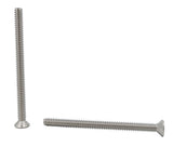 6 32*1 7/8 100PK Machine Screws English Flat Head Philips Drive Cross Stainl