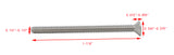 6 32*1 7/8 100PK Machine Screws English Flat Head Philips Drive Cross Stainl