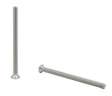 6 32*1 7/8 100PK Machine Screws English Flat Head Philips Drive Cross Stainl