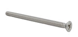 6 32*2 100PK Machine Screws English Flat Head Philips Drive Cross Stainless