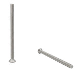 6 32*2 100PK Machine Screws English Flat Head Philips Drive Cross Stainless