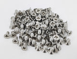 8 32*5/16 100PK Machine Screws English Flat Head Philips Drive Cross Stainle