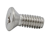 8 32*7/16 100PK Machine Screws English Flat Head Philips Drive Cross Stainle