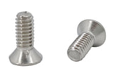8 32*7/16 100PK Machine Screws English Flat Head Philips Drive Cross Stainle