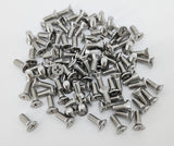8 32*7/16 100PK Machine Screws English Flat Head Philips Drive Cross Stainle