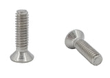 8 32*5/8 100PK Machine Screws English Flat Head Philips Drive Cross Stainles