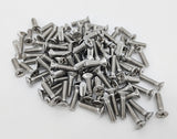 8 32*5/8 100PK Machine Screws English Flat Head Philips Drive Cross Stainles