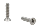 8 32*3/4 100PK Machine Screws English Flat Head Philips Drive Cross Stainles